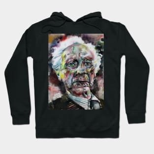 BERTRAND RUSSELL - watercolor portrait .3 Hoodie